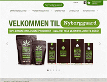 Tablet Screenshot of nyborggaard.dk